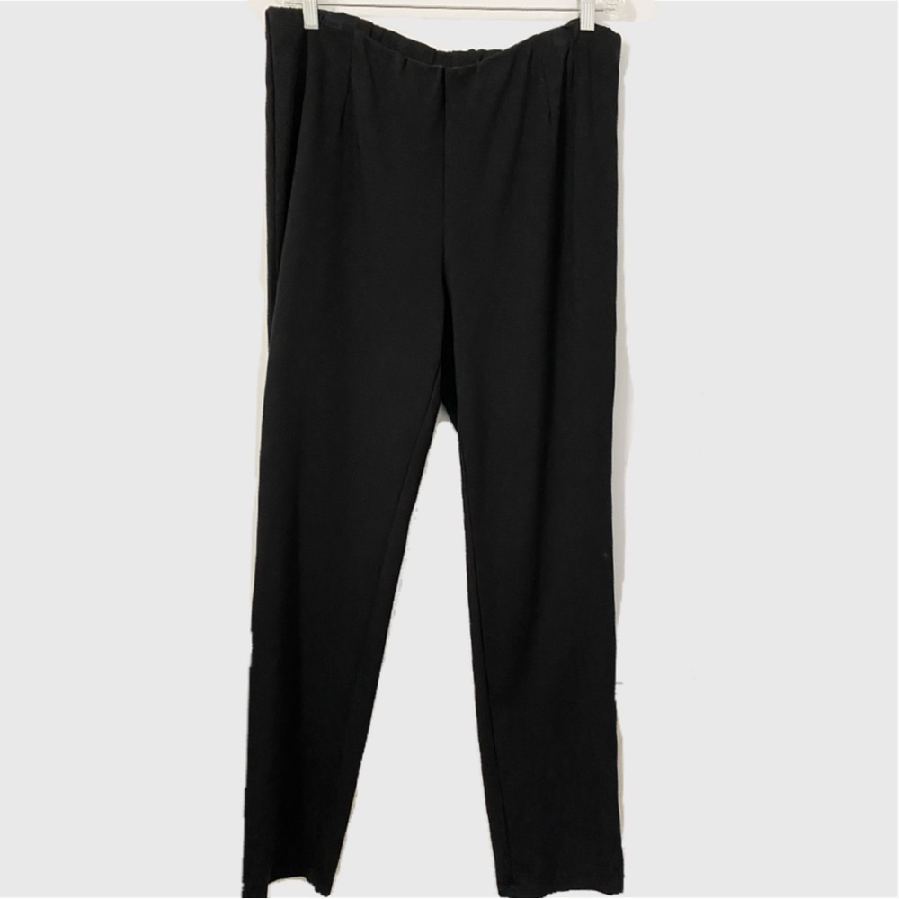 Eileen Fisher black ponte knit pants